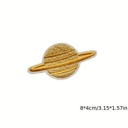 Planet Pattern Embroidered Patch 26pcs