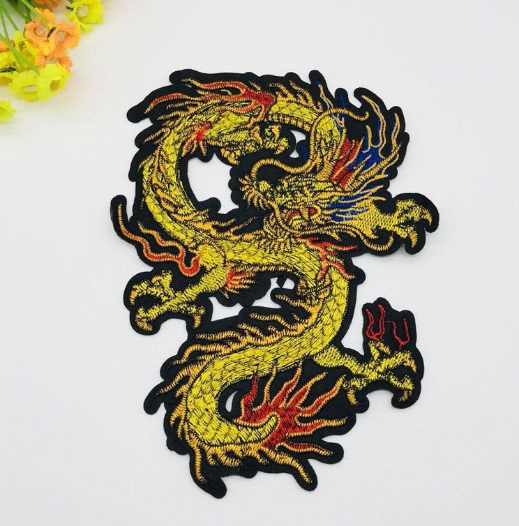 Chinese traditional dragon embroidery