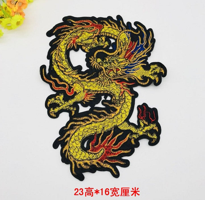 Chinese traditional dragon embroidery