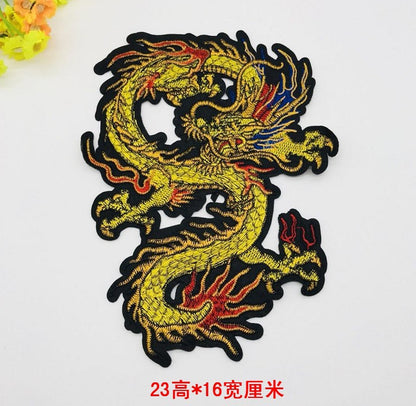 Chinese traditional dragon embroidery