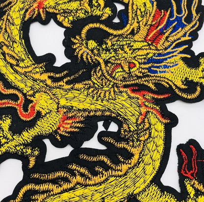 Chinese traditional dragon embroidery