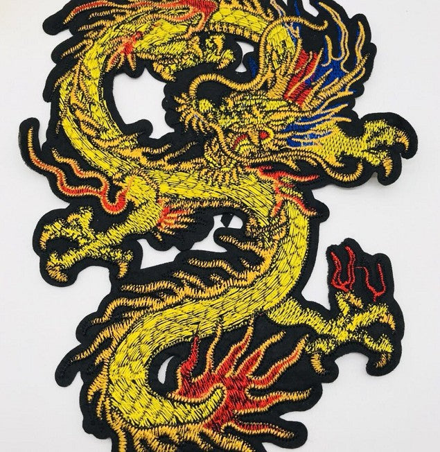 Chinese traditional dragon embroidery