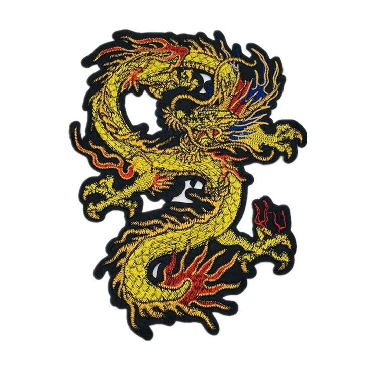 Chinese traditional dragon embroidery