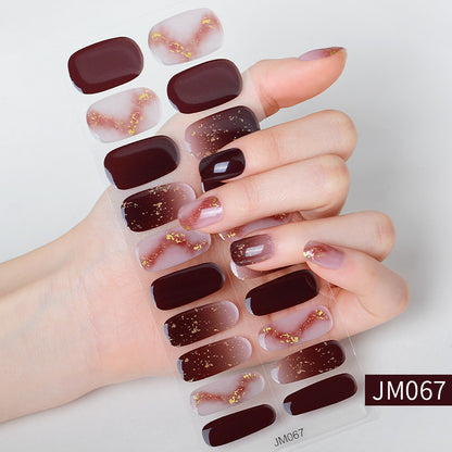 Semi Cured Gel Nail Strips starry sky