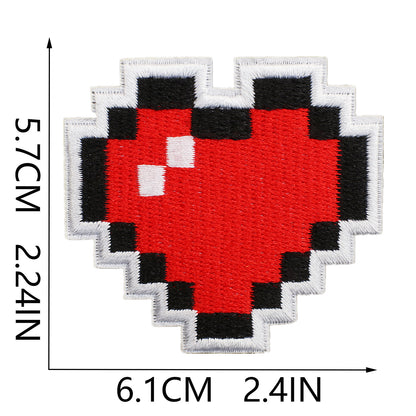 Mosaic Embroidery Patch 16 piece