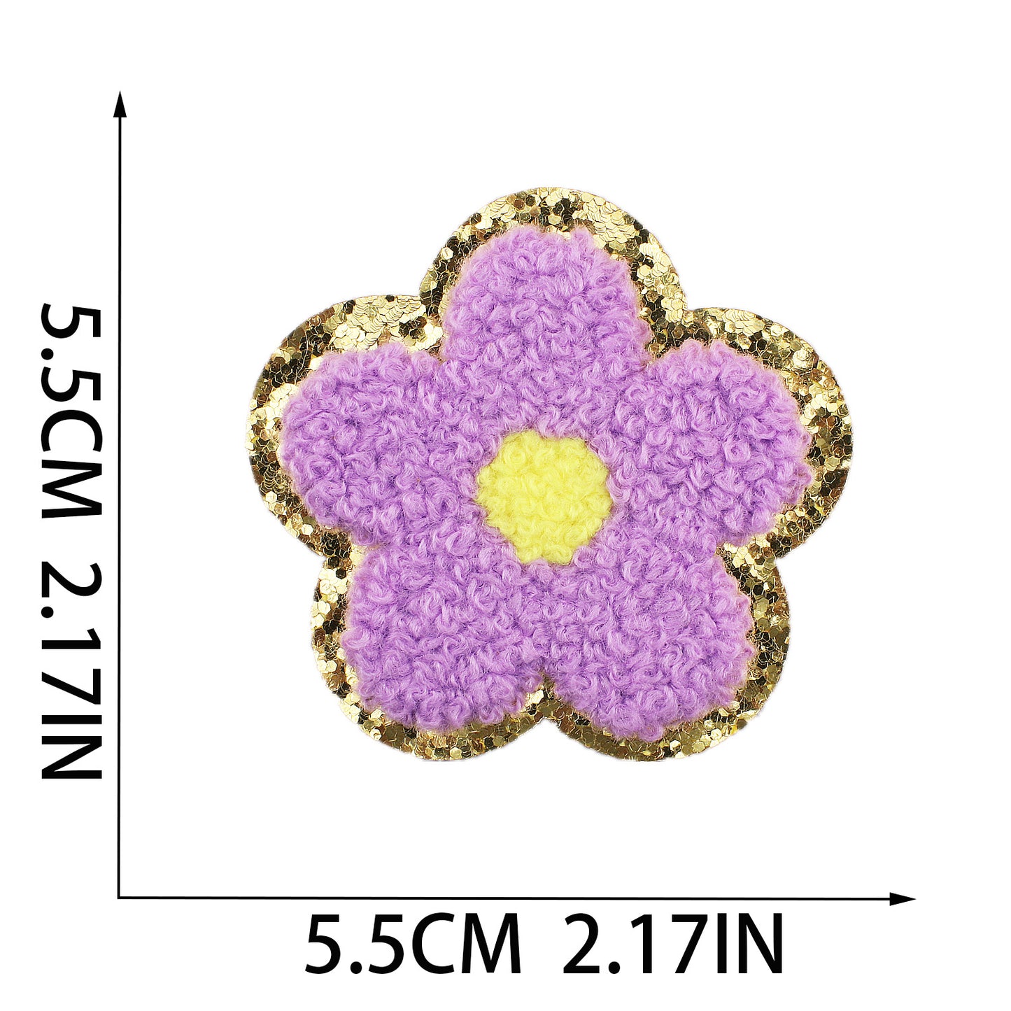 Flower patch sticker 21 pcs