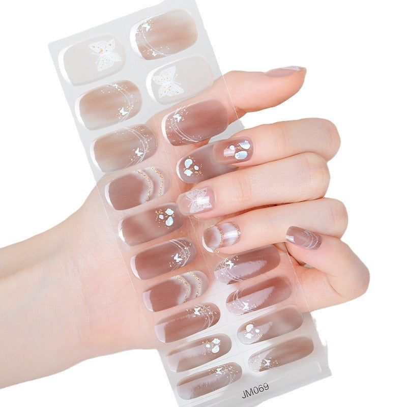 Semi Cured Gel Nail Strips starry sky