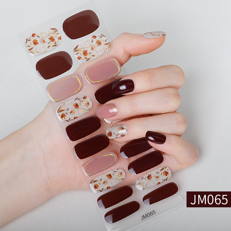 Semi Cured Gel Nail Strips starry sky