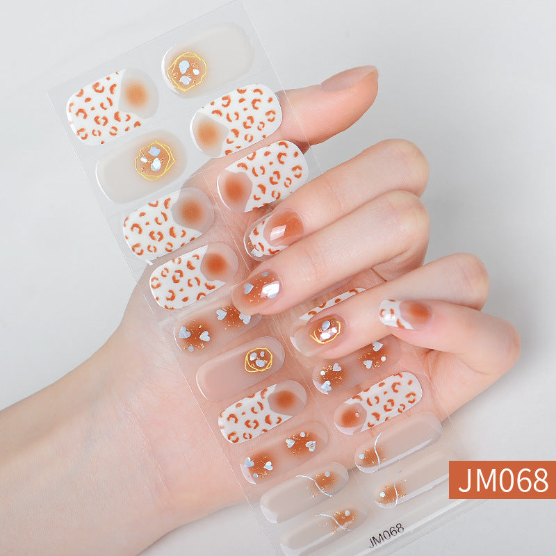 Semi Cured Gel Nail Strips starry sky