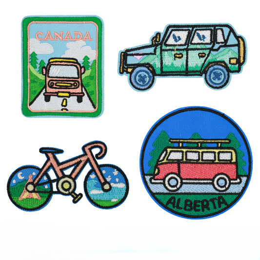 Round Outdoor Logo Patches